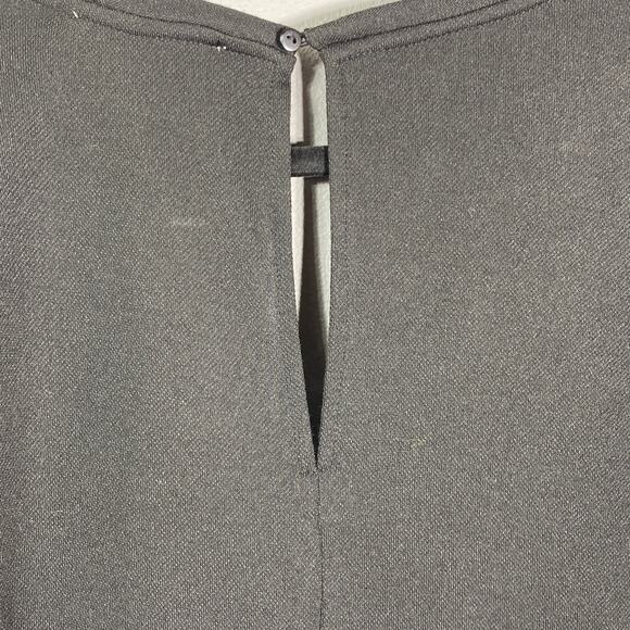 White House Black Market High-Neck Draped Mini Dress S Wedding Goth Egirl - Picture 9 of 13